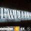 Led full lighting acrylic letter sign, 3d plastic acrylic sign letter, plastic acrylic led light letter
