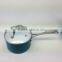 Sky Blue High Quality Low Price Aluminum Non-stick Press Sauce Pan Milk Cooking Pot S/S Handle