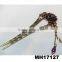 antique crystal flower metal hair stick barrette
