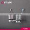 Bathroom Fitting Brass Chrome Plated Double Glass Cup Tumbler Holder