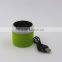 Mini cue design colorful led light bluetooth speaker