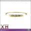 Yello Gold Plated Sterling Silver Love You More ID Bangle Bracelet