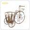 Garden balcony bicycle flower pot removable holder for home deco