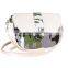 Ladies chromatic camouflage PU trendy sling bags