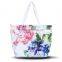 Summer Style Floral Printing Women Girl Canvas Tote Casual Beach Bag