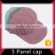High capability free samples 5 panel hat with metal buckle