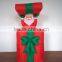 DJ-XT-19 movable christmas inflatable santa claus hide in the gift patio decoration