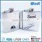 silk screen print logo custom made hip flask HF551