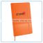 UV printing Touch paper elastic notebook band strap,customised notebooks with envelop pocket on the back cover