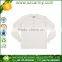 Vintage look heavy and thick 100% cotton henry collar long sleeve T shirt