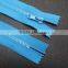Factory Wholesale Blue Color Siders Closed End Rezin Zipper for Garment Accessories