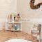 Waterproof home decor washing room makeup corner rack OEM