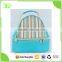 Double-deck cooler bag triangle lunch bag with handles