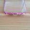 Transparent color phone case with metal plastic frame for iphone 6/6S, Call led flashing light mobile phone cover for iphone 6