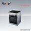 2016 stainless steel commercial magnetic wok ceramic glass for induction stove with oven