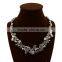 2015 Direct selling fashion luxury water drop crystal geometric short necklace