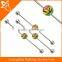 fashion 316L epoxy cross industrial barbell piercings