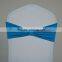 Cheap wedding spandex chair sash/ band with fabric bow for sales