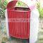Concrete outdoor garbage bin metal garbage bin