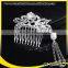 bride white metal hair comb for girls, magic hair comb