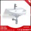 2016 new products ceramic Sanitary ware small corner hand wash basin