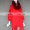 Fashion Tassel poncho fur collar wool shawl for ladies