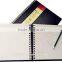 A4/A5/A6 hardcover PVC paper cover sketchbook in spiral