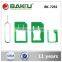 4 in1 nano to micro sim adapter for iPhone 5 (BK 7292 )