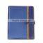 Navy Blue Leather Cover Notebook, Magnetic Leather Note Book (BLY5-1015PP)