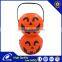 Competitive Factory Price Plastic Halloween Bucket Halloween Pumpkin Pails