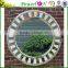 Antique Design Wrough Iron Frame Decorative Carlita Arched Window Wall Mirror For Garden Backyard Patio