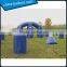 blue color inflatable paintball bunker,psp inflatable bunker barrier game for adults