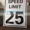 Outdoor Solar Power Radar Speed Sign Portable Traffic Flashing Speed Limit Signs