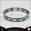 Top quality hot sale fashion tungsten jewelry men's health germaniun magnetic tungsten bracelet