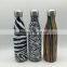 750ml Stainless steel bottle/painting insulated with zebra air transfer
