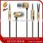 Metallic Noodle cable earphones&earbuds with mic from Factory