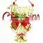 Latest Arrival attractive style Holiday Promotion Door Hanging Merry Christmas Ornament bell with good offer