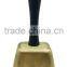 Square shape metal cow bell in many colors as cheer noice maker
