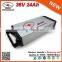 High Safety 36V 20Ah 500W 1000W DIY Lithium ion Battery Pack for E-Bike