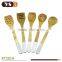 5 pcs paint coating acacia wooden kitchen tools set