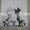 silk screen printing cotton twill material fabric tea towel