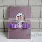 Handmade Luxury Silk Covor Wedding Guest Book with your own photo