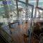 Frameless Patterned Glass Sheet Design For Glass Panel Installed For Terrace Glass Fence