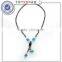 High Quality Black Hematite Gem Stone Beads Cross Pendant Necklace