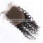 Indian Top Grade Cheap Bangs Lace Closure Deep Curly Human Hair Closure Piece