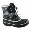 colouurful snow boots warm fleece lining canadian style boots light weight durable boots