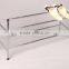 2 Tier metal chrome plated storage shoe rack