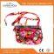 New design cotton colorful quilted designer side by womens Casual ladies cross body bag