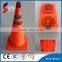 China Wholesale Prices Orange Color Traffic Road Safety LED Light Cone Sizes Hat