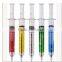 Hot Products Syringe Shape Injection Shape Ball Pen for Doctors for Promotional Gift